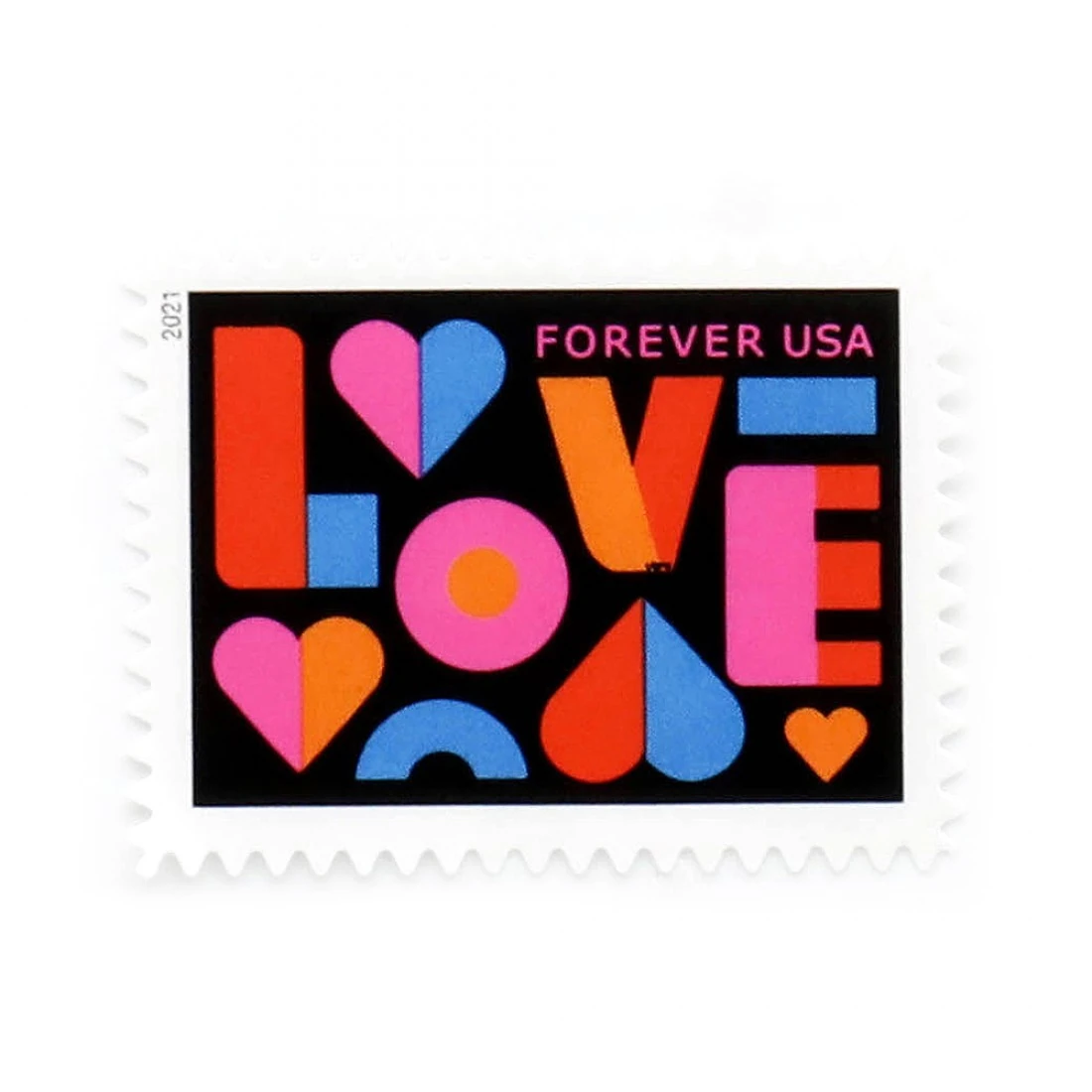 product_image_1767477326 US 2021 Love Forever Stamps Wedding
